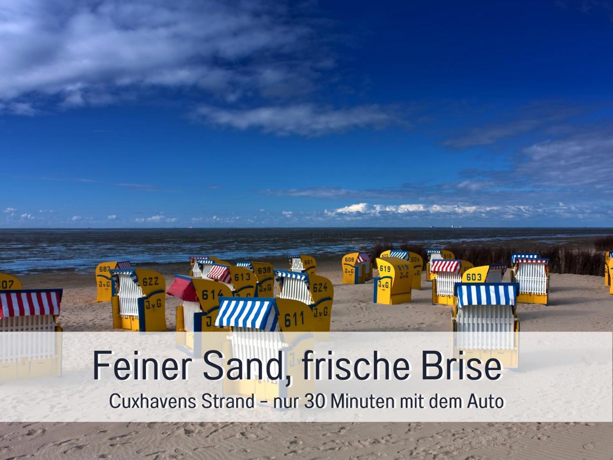 "Bremerhaven-Langen" In Geestland-Langen - Modern Eingerichtete Fewo Mit Garten, Wlan & Parkplatz - Ruhig & Stadtnah Bagian luar foto